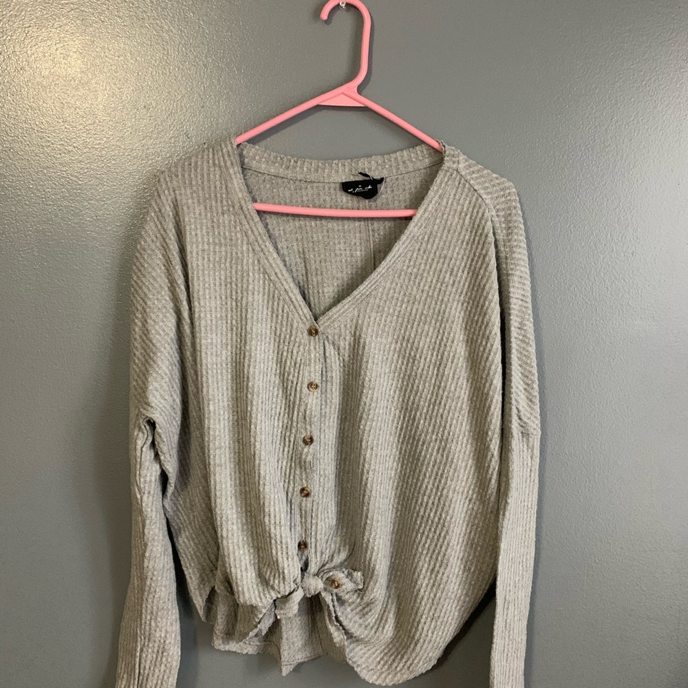 UO Out from under oversized button up